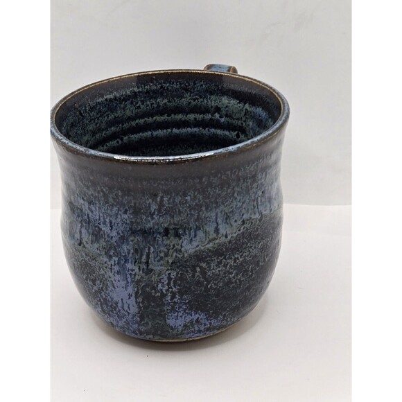 Cobalt Blue Mug Pottery Signed by Artist - Picture 3 of 13